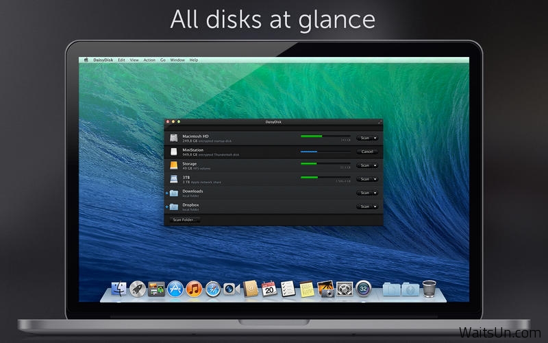 DaisyDisk for Mac 4.0b7 破解版 – Mac上优秀的磁盘空间使用扫描工具