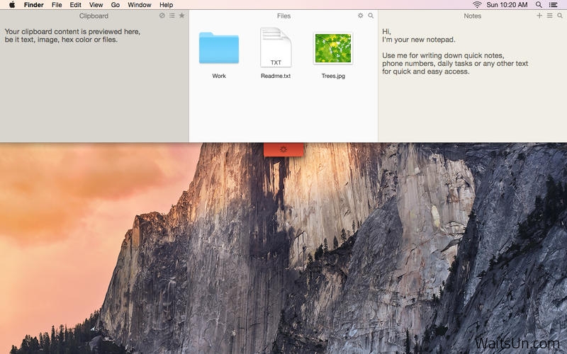 Unclutter for Mac 2.1.1 破解版 – Mac上高效率的文件信息快速存储工具