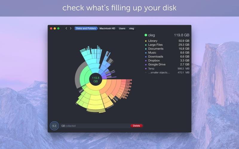 DaisyDisk for Mac 4.0 破解版 – Mac上优秀的磁盘空间使用扫描工具