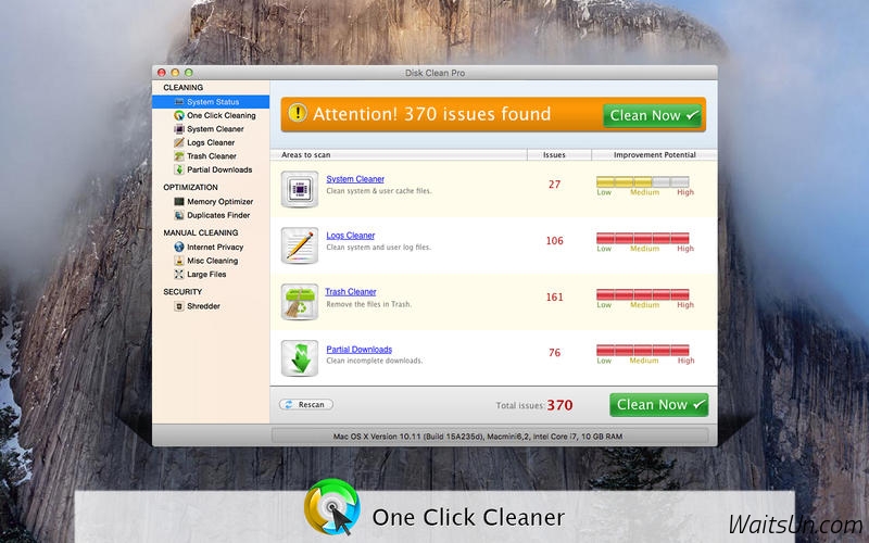 Disk Clean Pro for Mac 1.5.0 破解版 – 优秀的磁盘清理工具