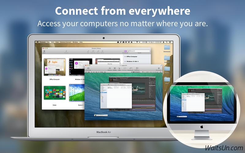 Screens VNC for Mac 3.6.11 破解版 - Mac上优秀的远程桌面连接控制工具