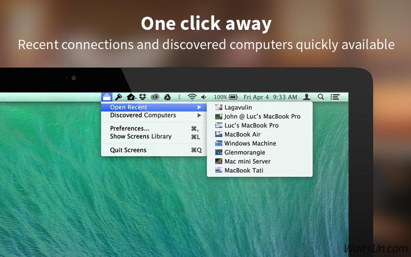 Screens VNC for Mac 3.6.11 破解版 - Mac上优秀的远程桌面连接控制工具