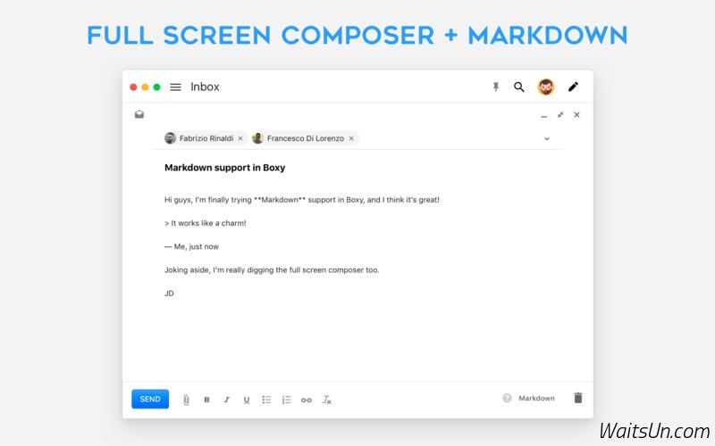 Boxy for Mac 1.2 激活版 - 优秀的Gmail邮件客户端