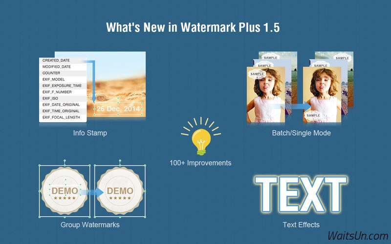 Watermark Plus for mac 1.5.8 激活版 - 批量添加水印